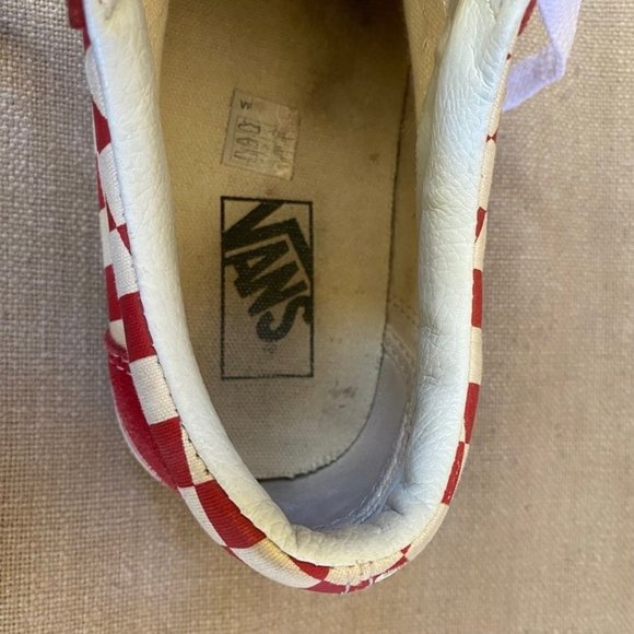 Custom Chik-fil-A Vans Old Skool Primary Checkerboard Red White size 10 - Picture 10 of 10